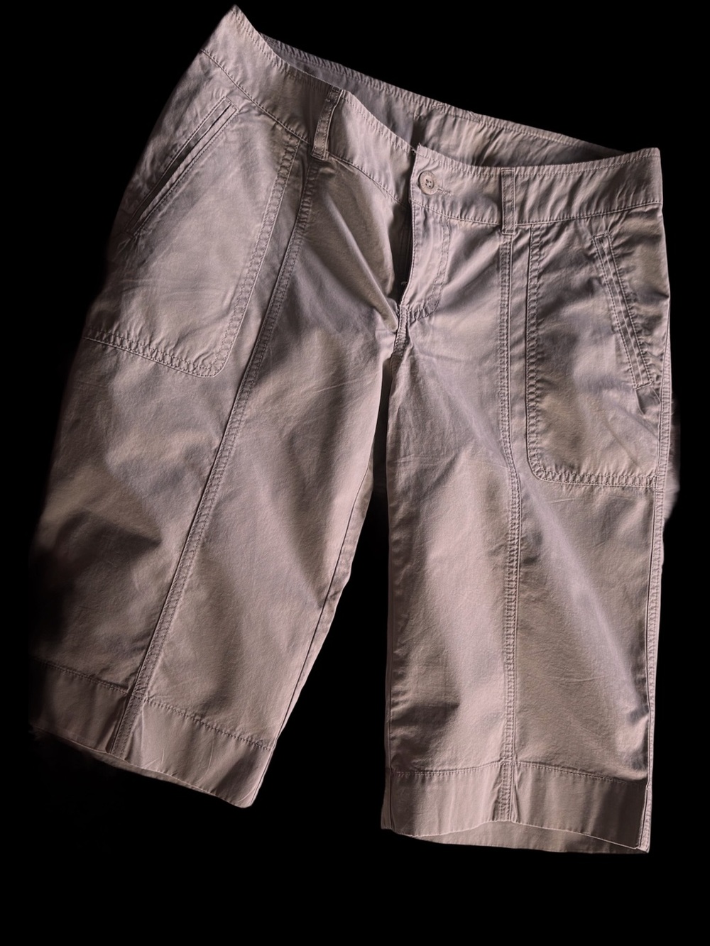 Y2K The North Face Khaki Crop Pants Straight Leg Outdoor Hiking - Size M (8/10)